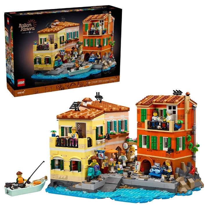 Italy    21359 - Ideas The Italian Riviera, Football by LEGO, Sports Direct