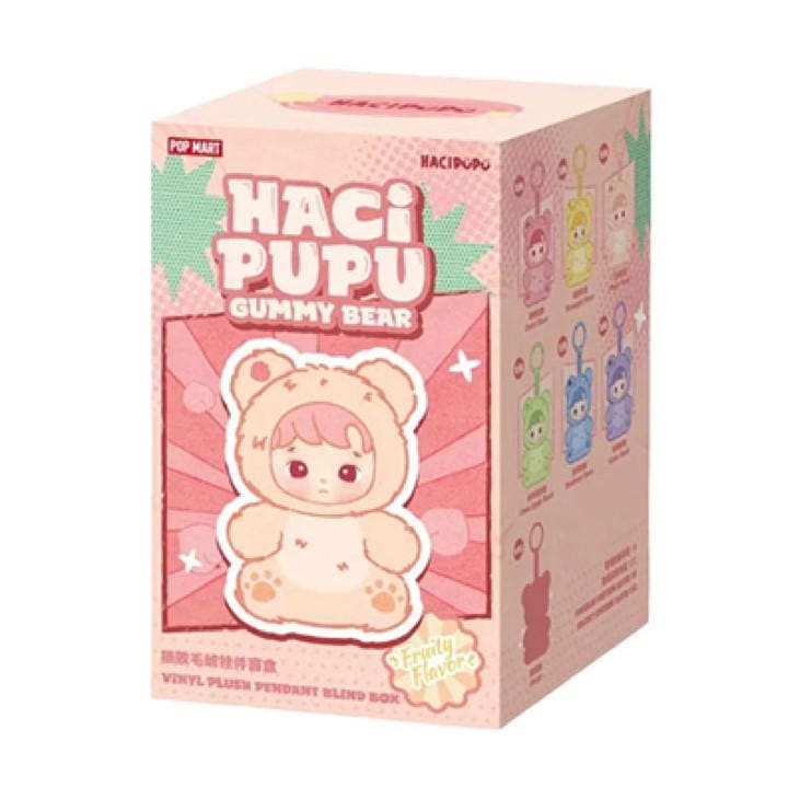 Photos - Other Toys Pop Mart Hacipupu Gummy Bear Vinyl Plush Single Blind - Multi