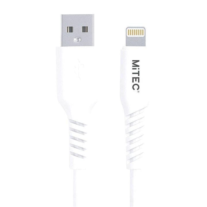 Mitec  White Usb-A To Lightning Mfi Cable 1M, Sports Direct