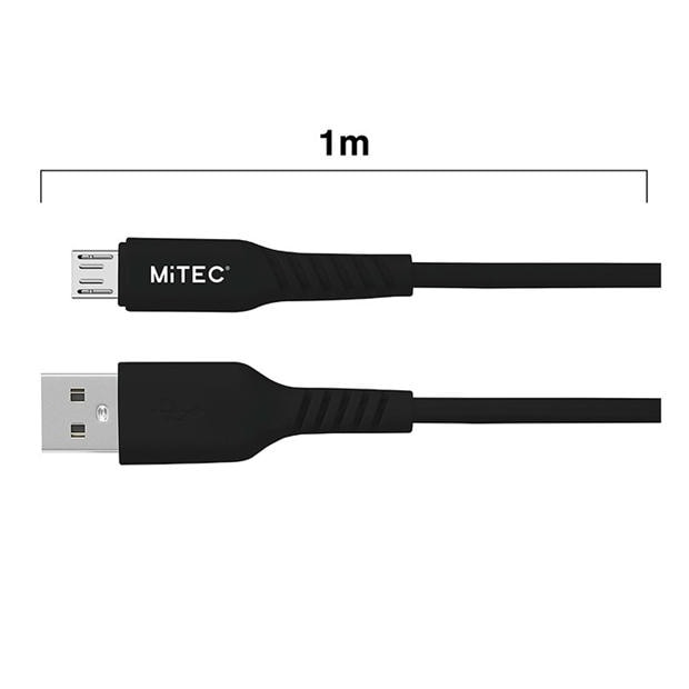 Merchandise - MiTEC - MITEC 1M MICRO USB CABLE BLACK
