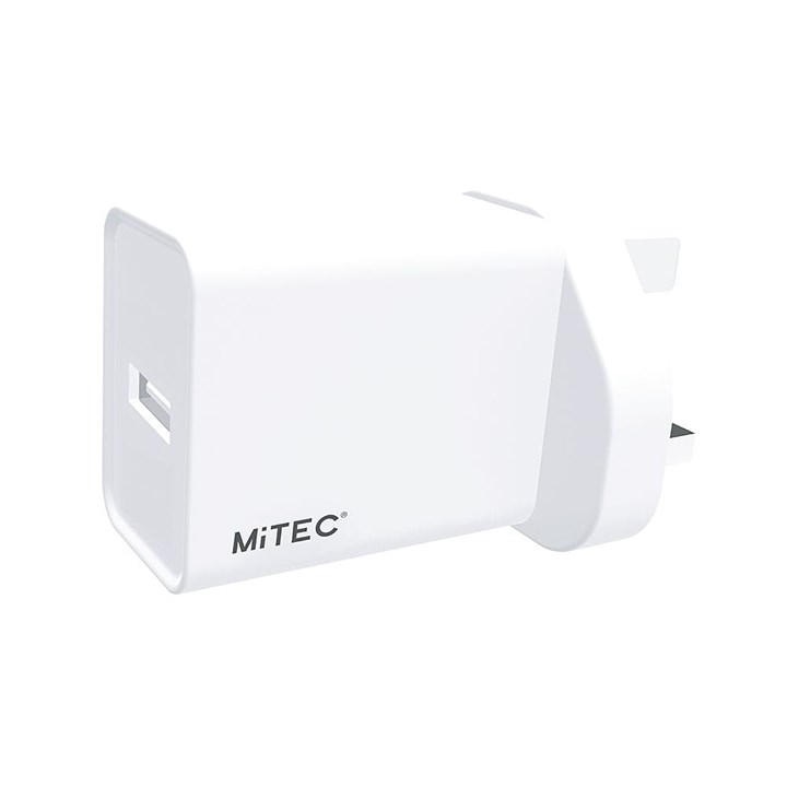 Mitec  White 10W Usb-A Mains Charger, Sports Direct
