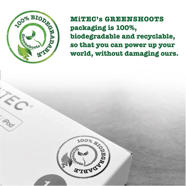 Merchandise - MiTEC - MITEC 1M MFI LIGHTNING BRAIDED CABLE SILVER