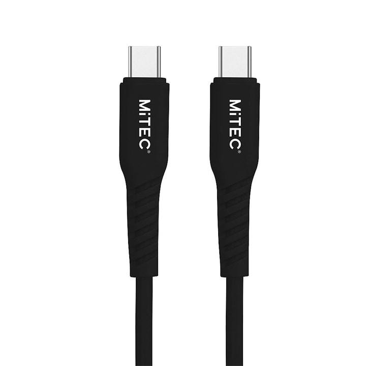 Mitec  Black 1M Usb-C To Usb-C Cable, Sports Direct