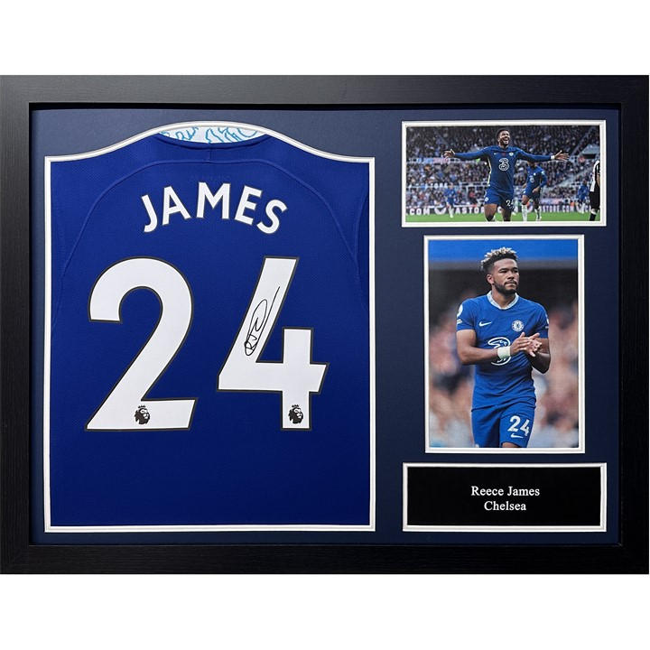 Chelsea    Reece James Signed & Framed  Shirt, Football by AllStarSignings Ltd, Sports Direct