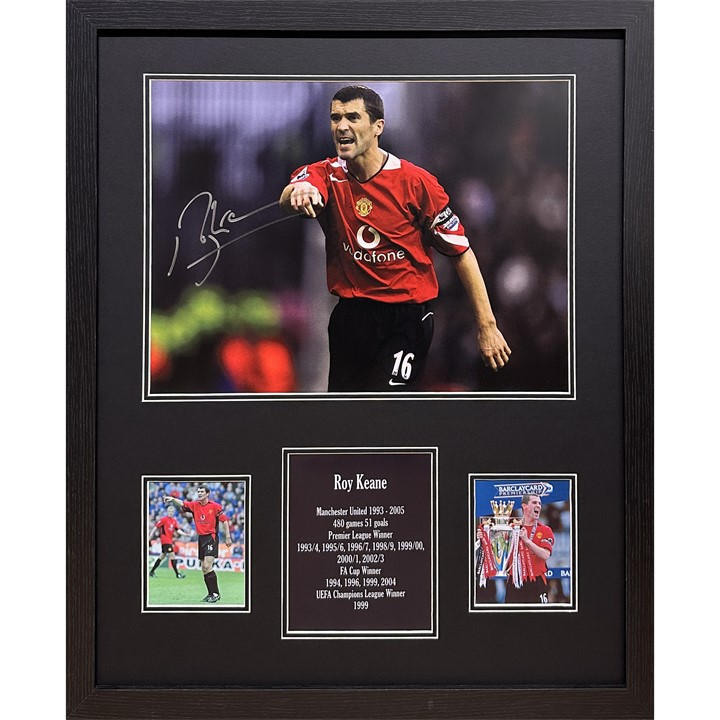 Manchester United    Roy Keane Signed & Framed  Photo, Football by AllStarSignings Ltd, Sports Direct