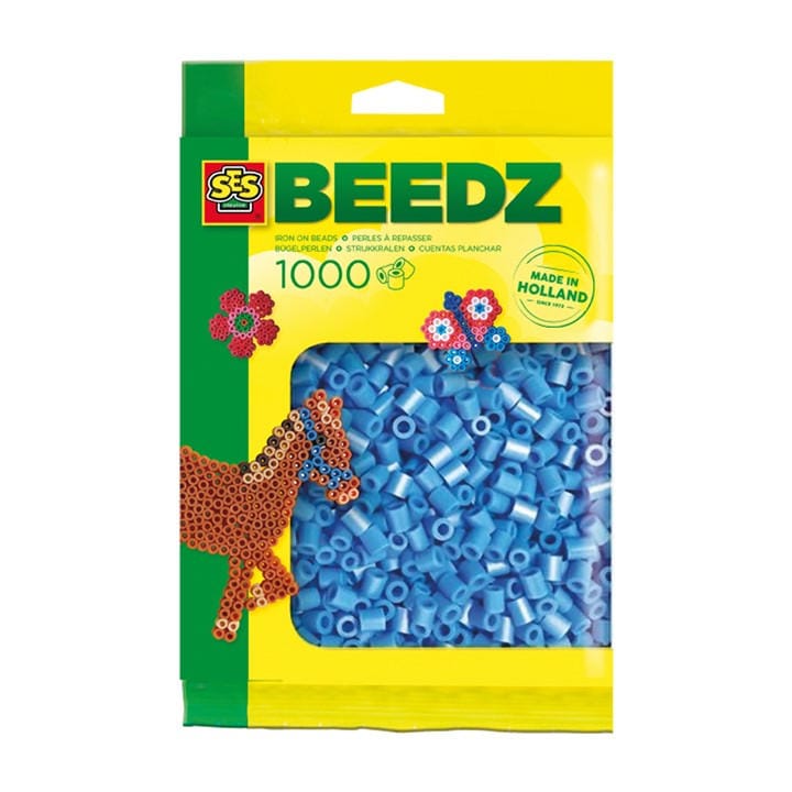 SES Creative - Beedz Iron On Beads - Sky Blue - 1000 Piece - Image 3