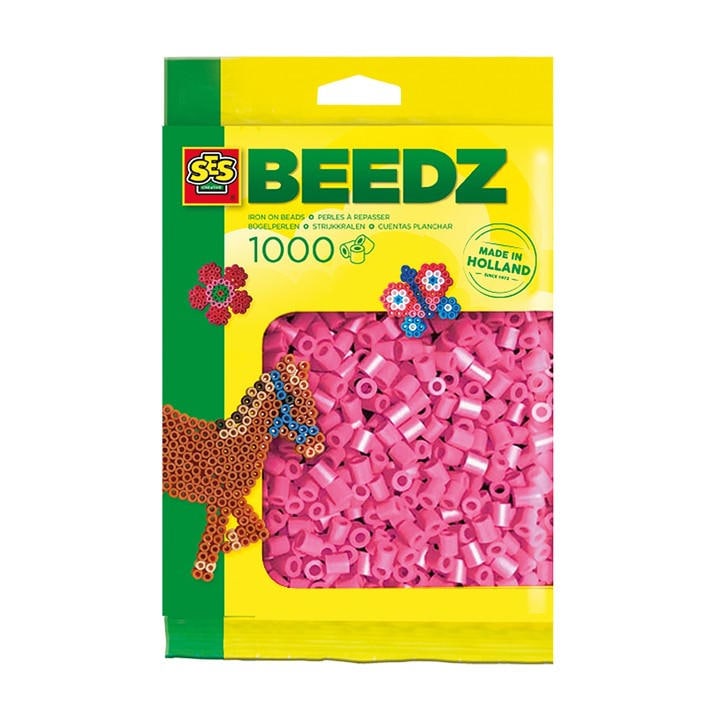 Ses Creative  Kids  Iron On Beads 1000 Pink, Sports Direct