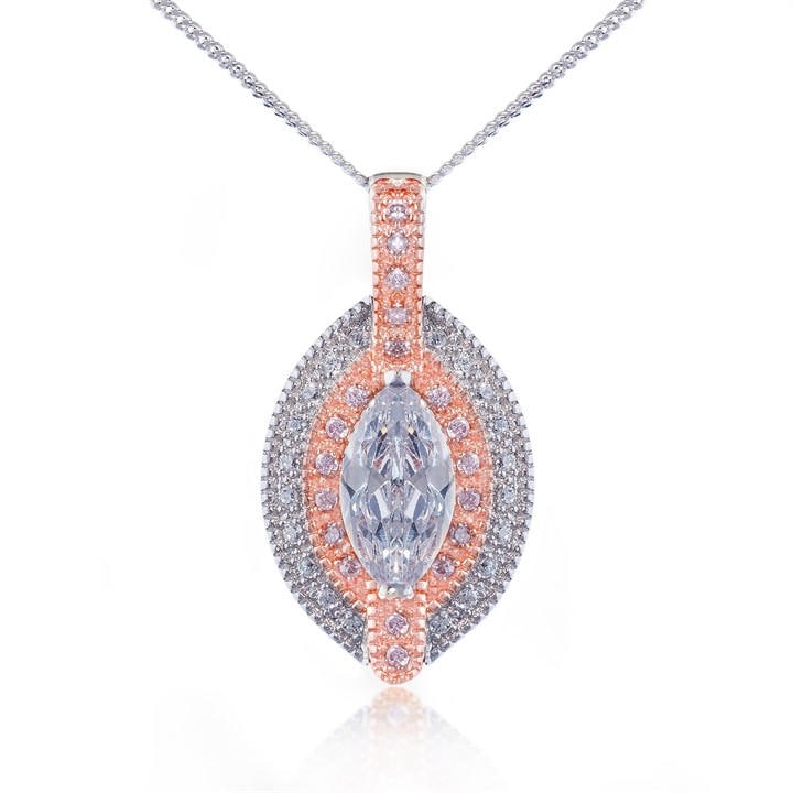 Espree Women's Silver The Teagan Pendant, Sports Direct