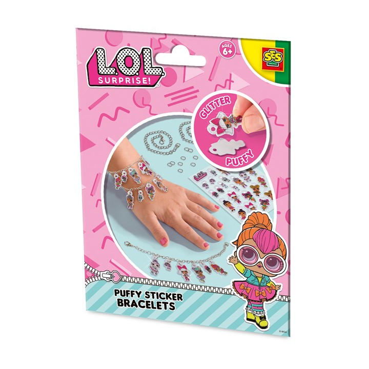 Ses Creative  Kids  L.o.l. - Puffy Sticker Bracelets, Sports Direct