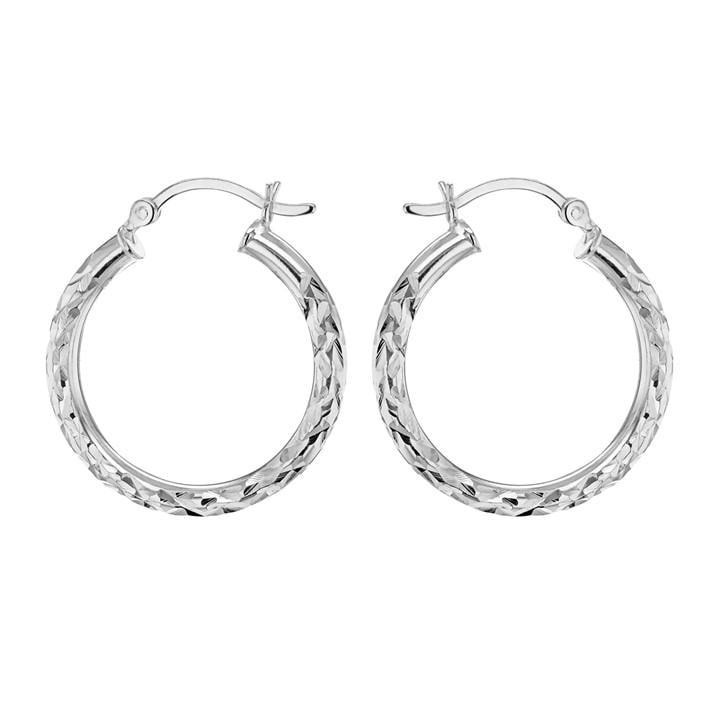 Hoops  Women's  Sterling Diamond Cut , Football by Be You, Sports Direct