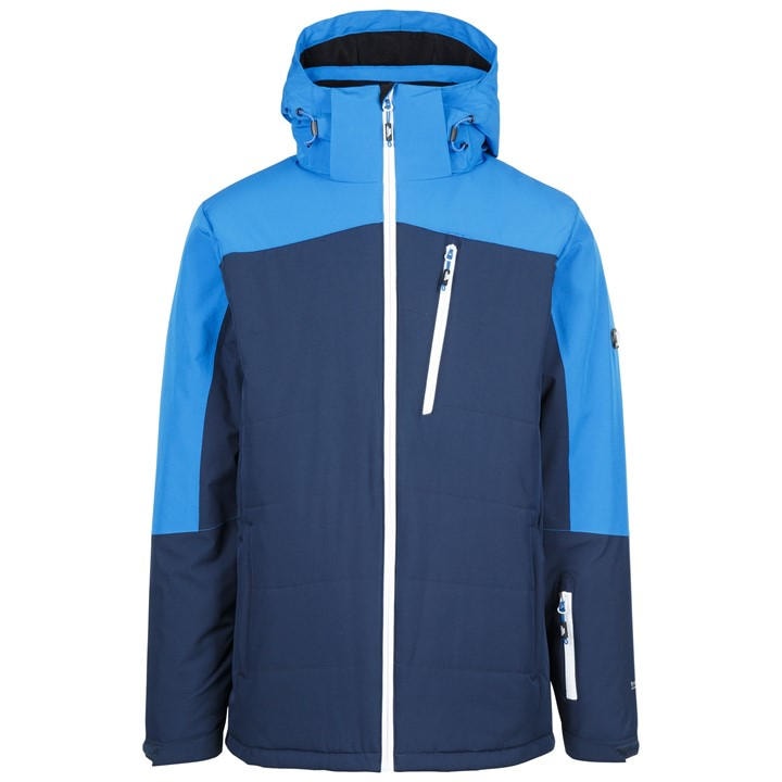 Trespass Men's Blue Bowie Waterproof Ski Jacket in Size XL, Sports Direct