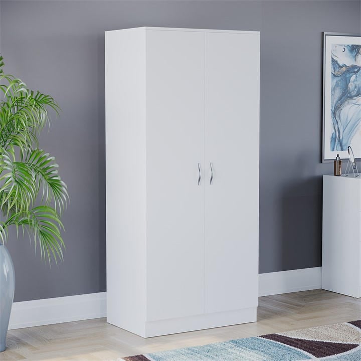 Lassic  White Vida Designs Riano 2 Door Wardrobe, Sports Direct