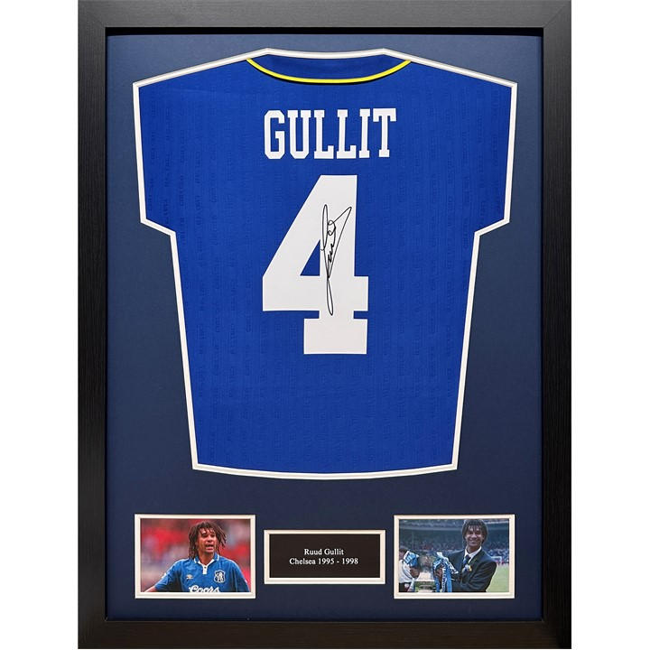 Chelsea    Ruud Gullit Signed & Framed  Shirt, Football by AllStarSignings Ltd, Sports Direct