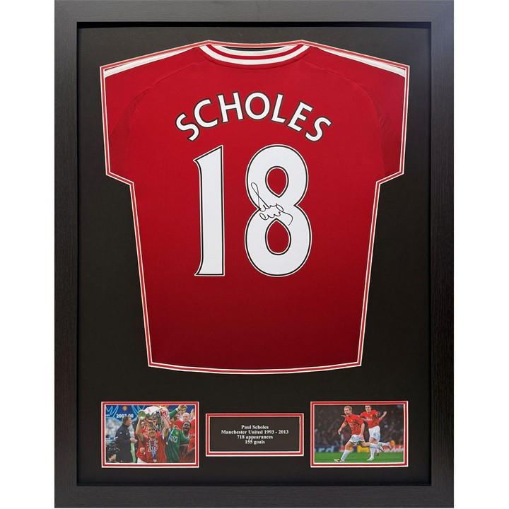 Manchester United    Paul Scholes Signed  Shirt, Football by AllStarSignings Ltd, Sports Direct