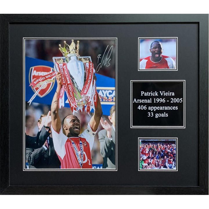 Arsenal    Patrick Vieira Signed & Framed  Photo, Football by AllStarSignings Ltd, Sports Direct