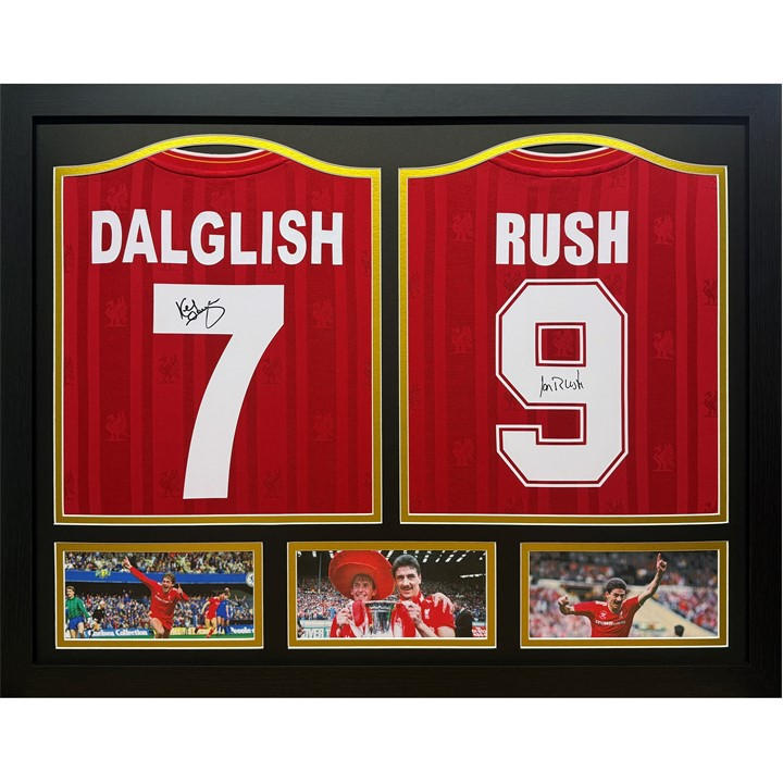 Liverpool    Dalglish & Rush 2 Signed & Framed  Shirts, Football by AllStarSignings Ltd, Sports Direct