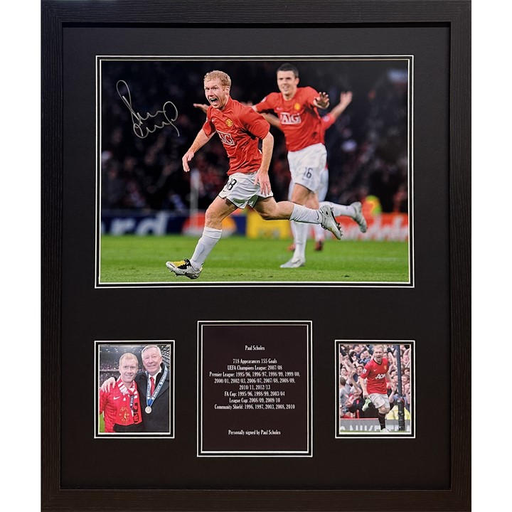 Manchester United    Paul Scholes Signed  Photo, Football by AllStarSignings Ltd, Sports Direct