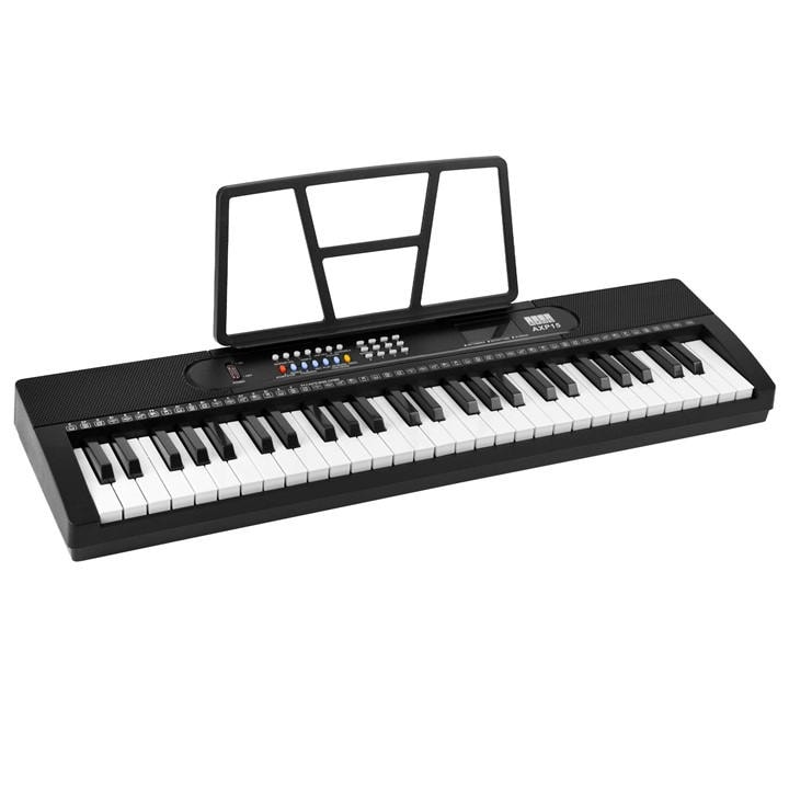 Axus  Black Axp15 54 Key Portable Keyboard in Size 54-Key, Sports Direct