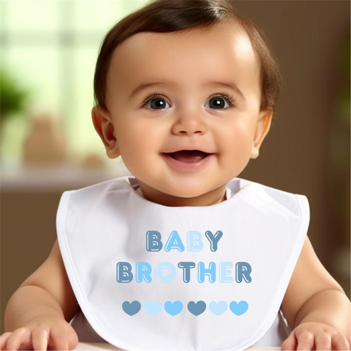 row   Kids  Baby Brother  7440-Bbybib, Football by Aye Do Gifts in Size Baby Bib, Sports Direct