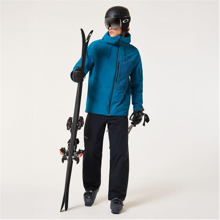 Oakley Men's Black Canopy Waterproof Insulated Slim Fit Ski Trousers in Size XL, Sports Direct