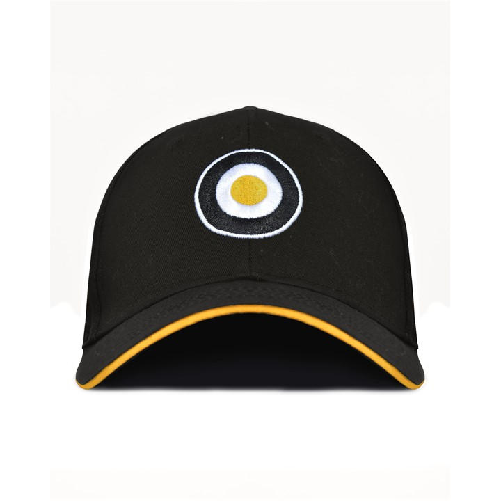 Lambretta Men's Black Target Baseball Cap in Size Mens, Sports Direct