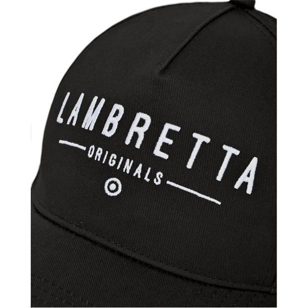 Black - Lambretta - Men's Originals Baseball Cap