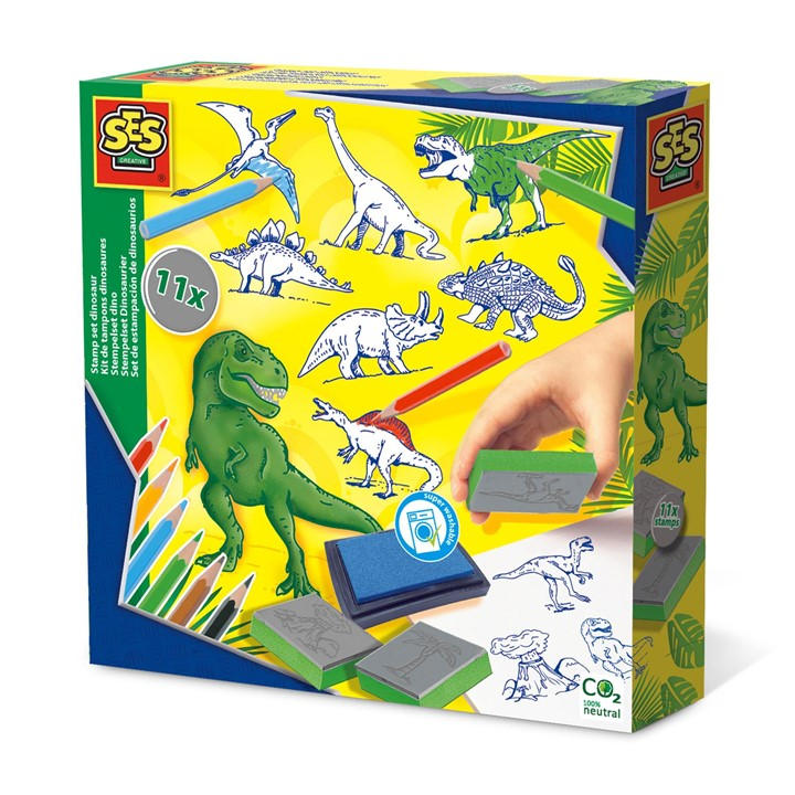 Ses Creative Unisex Kids Multi Stamp Set - Dinosaur