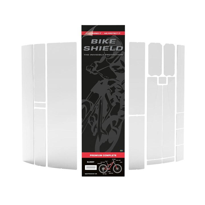 Bike Shield Unisex Clear Premium Complete Kit Gloss