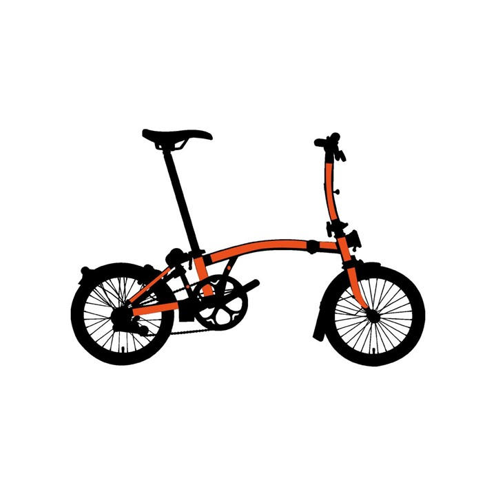 Bike Shield  Clear Full Brompton Kit in Size Matte, Sports Direct