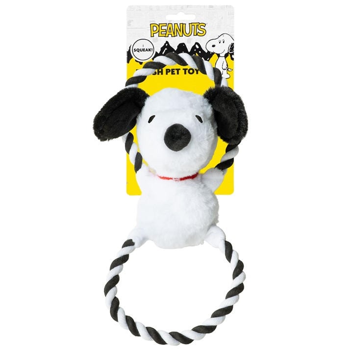 Peanuts Plush Rope Ring Dog Toy - Image 4