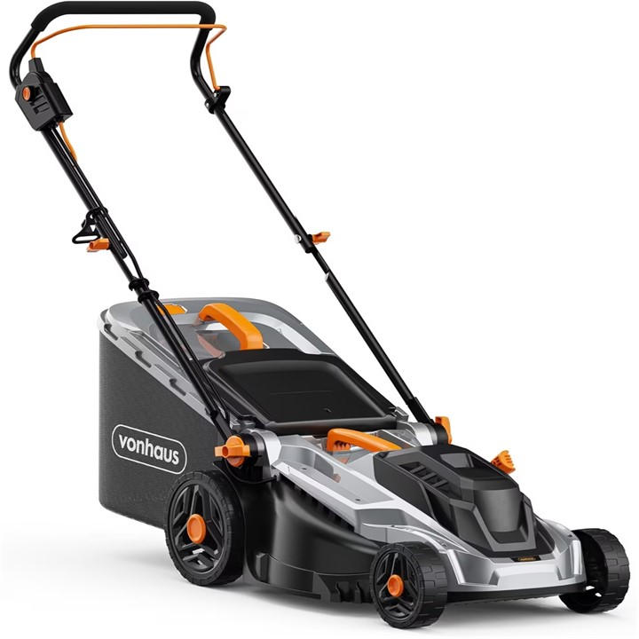 Vonhaus  Grey Electric Lawn Mower 1800W in Size 1600w, Sports Direct