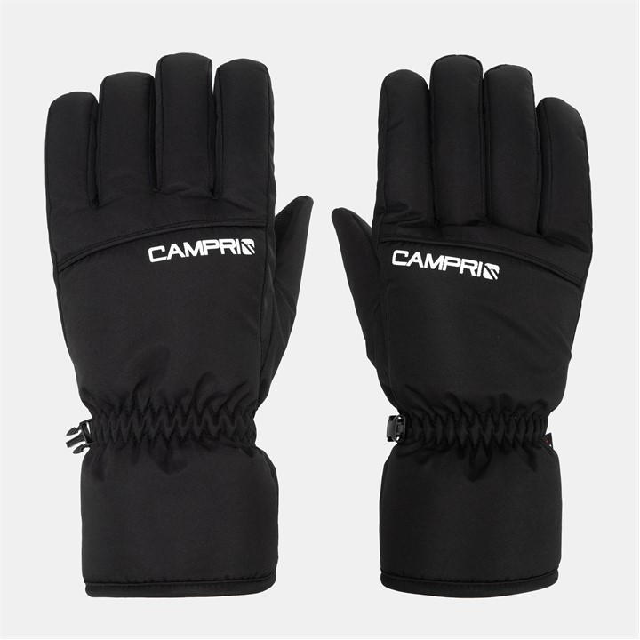 Campri Men's Black Raise Ski Gloves in Size M, Sports Direct