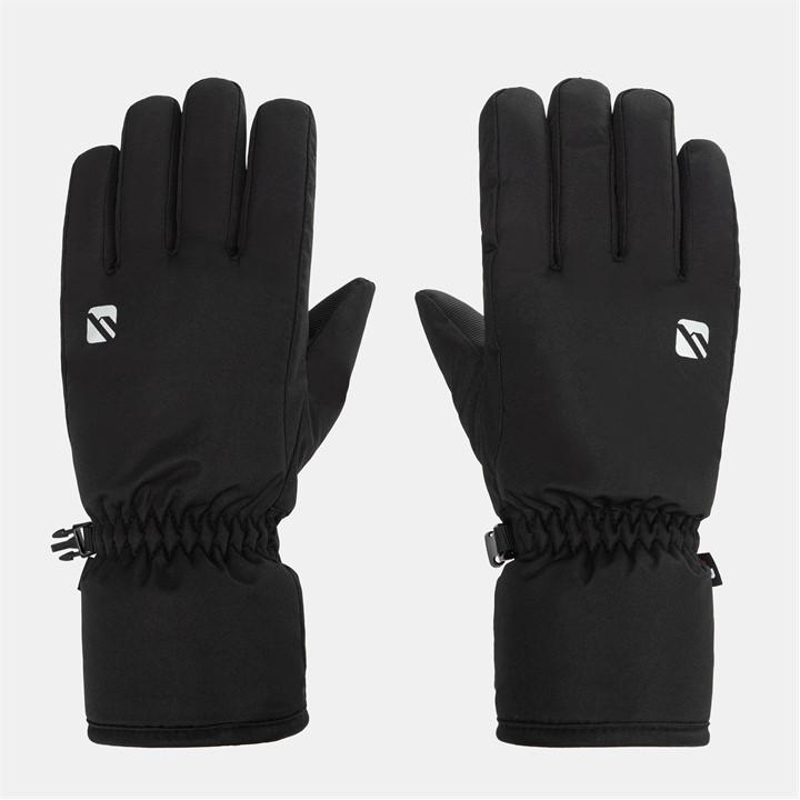 Campri Women's Black Raise Ski Gloves in Size M, Sports Direct