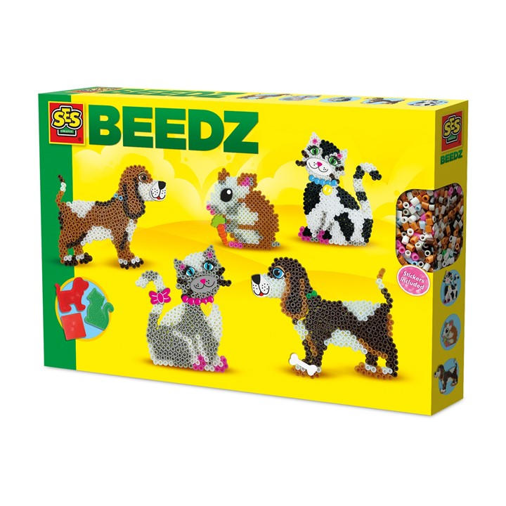 Ses Creative Unisex Kids Multi Iron On Beads - Pets