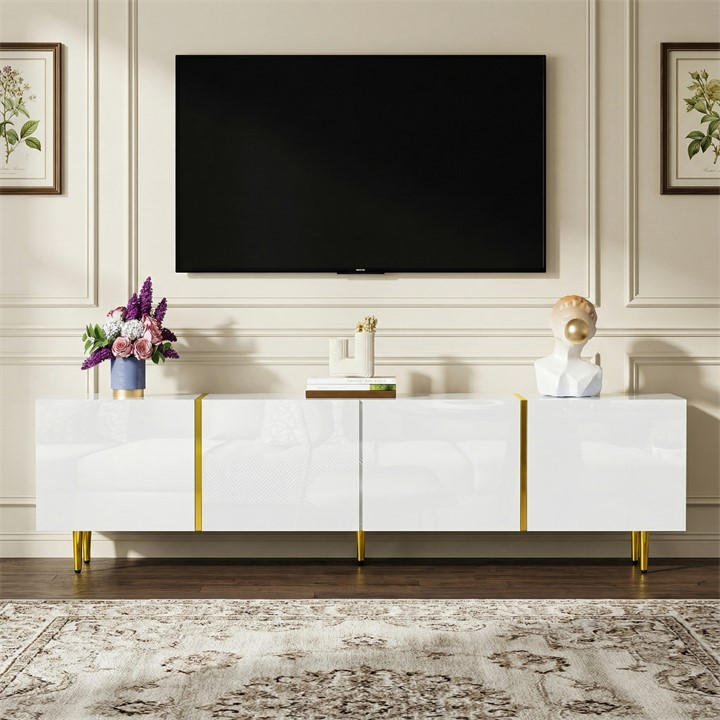 Urban Meuble  White Modern Tv Cabinet Style, Sports Direct