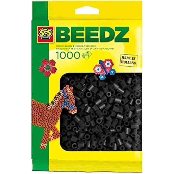 Ses Creative  Kids  Iron On Beads 1000 Black, Sports Direct
