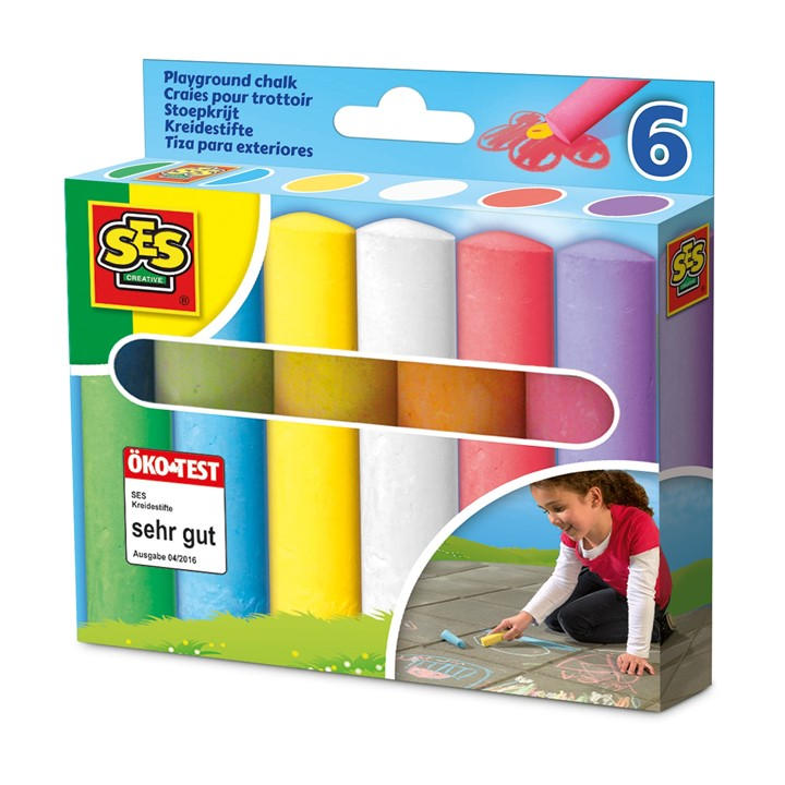 Ses Creative  Kids Playground Chalk 6 Pack -  - Image 6