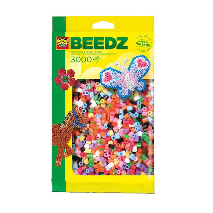 Ses Creative  Kids  Iron On Beads 3000 Mix Basic, Sports Direct