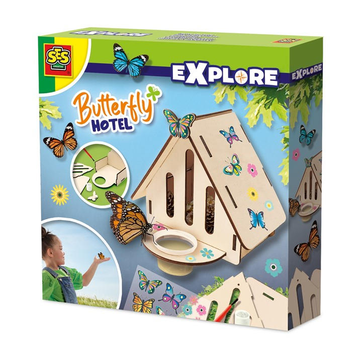 Ses Creative Unisex Kids Multi Butterfly Hotel