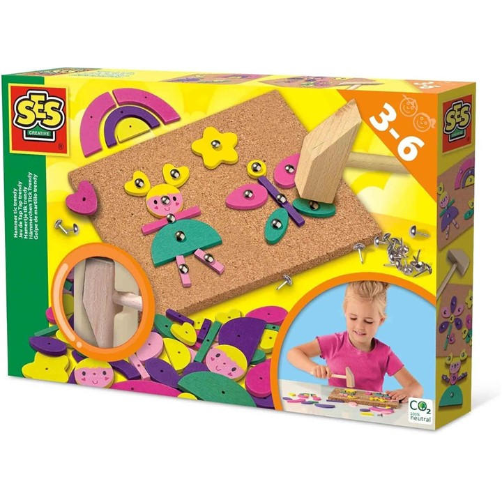 Ses Creative Unisex Kids Multi Hammer Tic Trendy