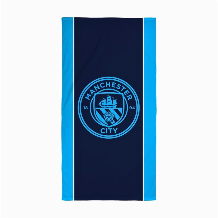 Manchester City   Kids  Man City Badge Towel, Football by  FC, Sports Direct