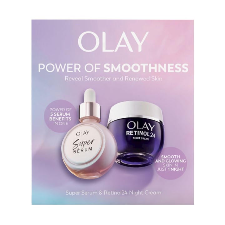 Olay Women's None Smooth & Renew Giftset: Serum & Moisturiser, Sports Direct