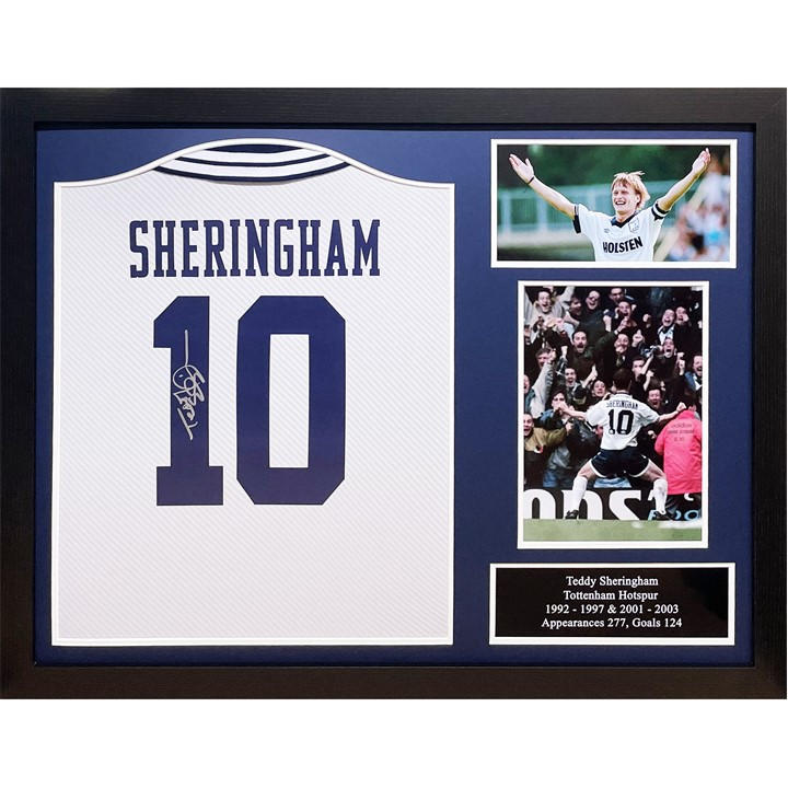 Tottenham    Teddy Sheringham Signed  1994 Shirt, Football by AllStarSignings Ltd, Sports Direct