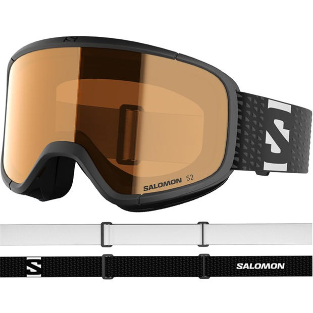Черно - Salomon - Kids' Lumi Access Orange Ski Goggles