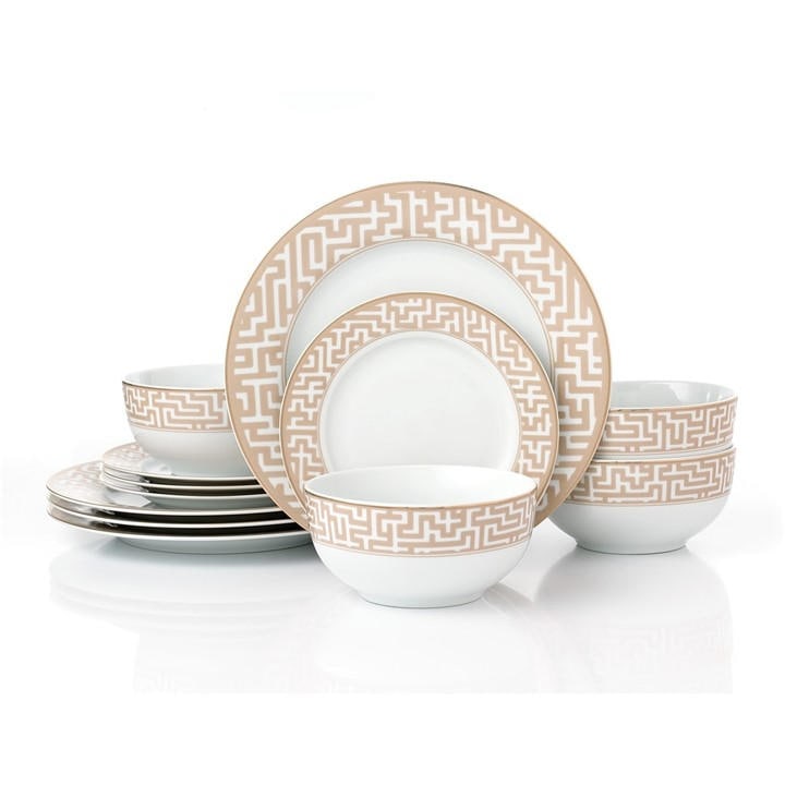 Waterside   12Pc Mosaic Dinner Set, Sports Direct