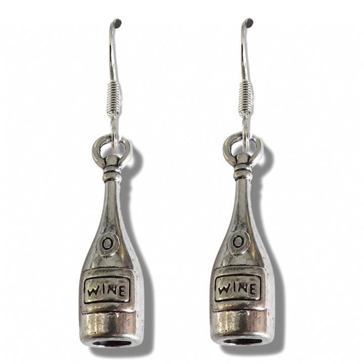 Scotland  Women's  Wine Bottle Drop Earrings Np-Fhwne, Football by Aye Do Gifts, Sports Direct