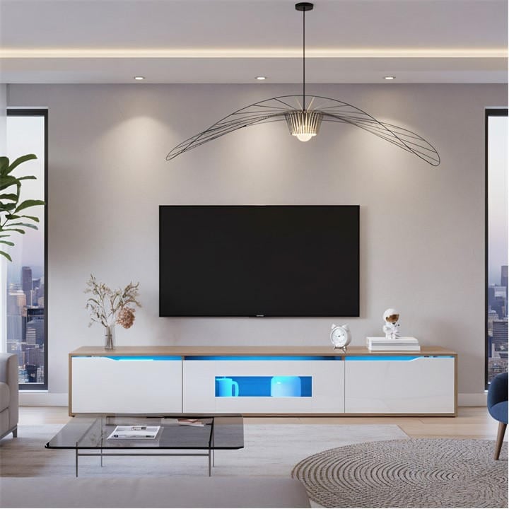 Urban Meuble  White Modern Tv Stand Design With Ample Storage, Sports Direct
