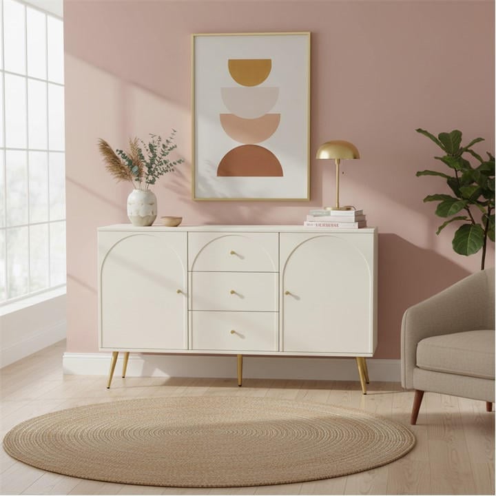 Urban Meuble  White Modern Chest Of Drawers, Sports Direct