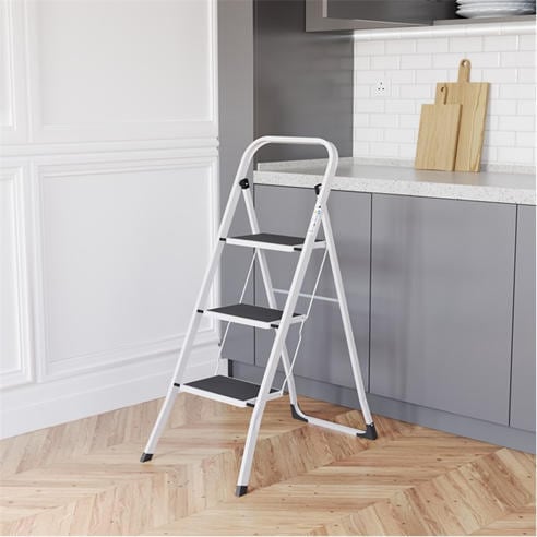 Lassic - Home Vida 3 Step Ladder With Anti-Slip Mat