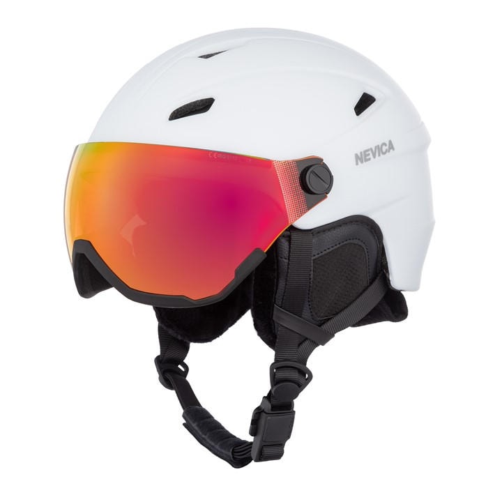Nevica  White Vail Visor Ski Helmet  in Size M - L, Sports Direct